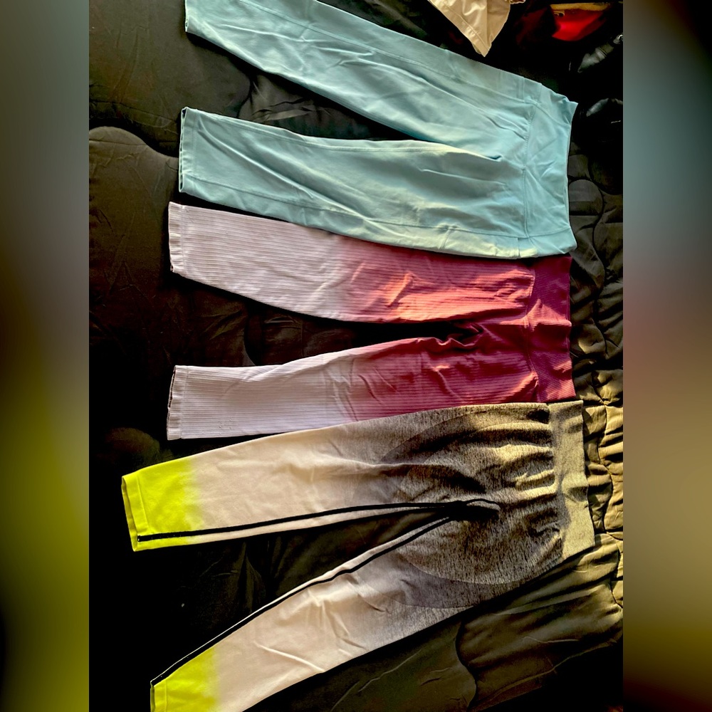 Leggings, VS , good condition, non smoking home. $20 for all three